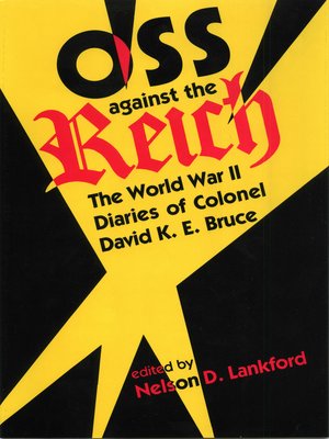 cover image of OSS Against the Reich